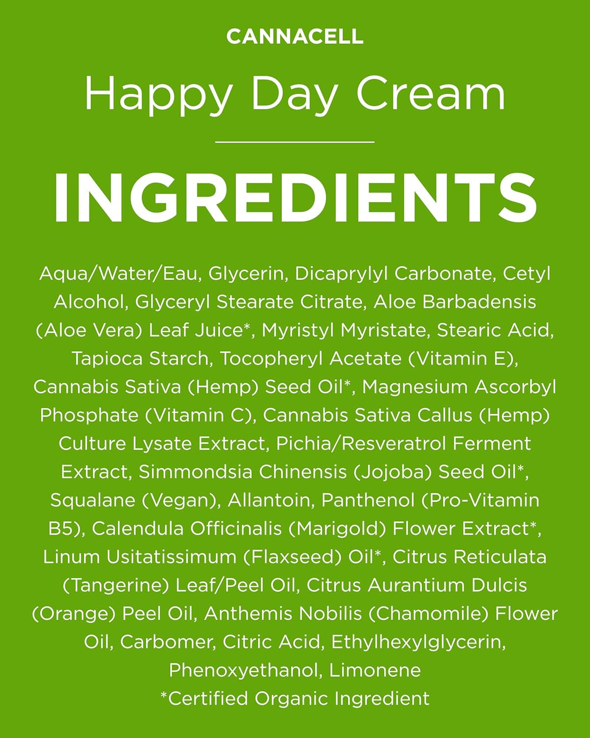 Cannacell Happy Day Cream 50G