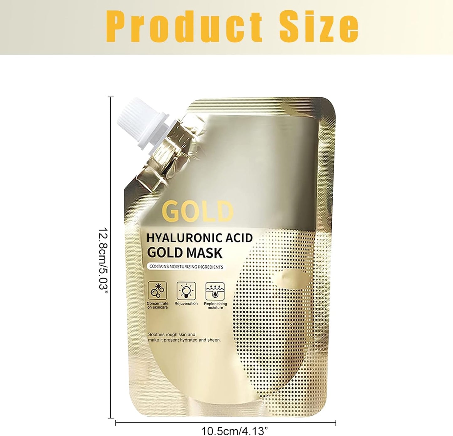 Masque D'Or Au Retinol,Rétinol Venin De Serpent Masque D'Or,Masque Facial Anti-Âge,Masque Visage D'Or,Retinol Snake Venom Gold Mask,Rejuvenating Gold Peel off Mask,Anti-Aging Gold Face Mask