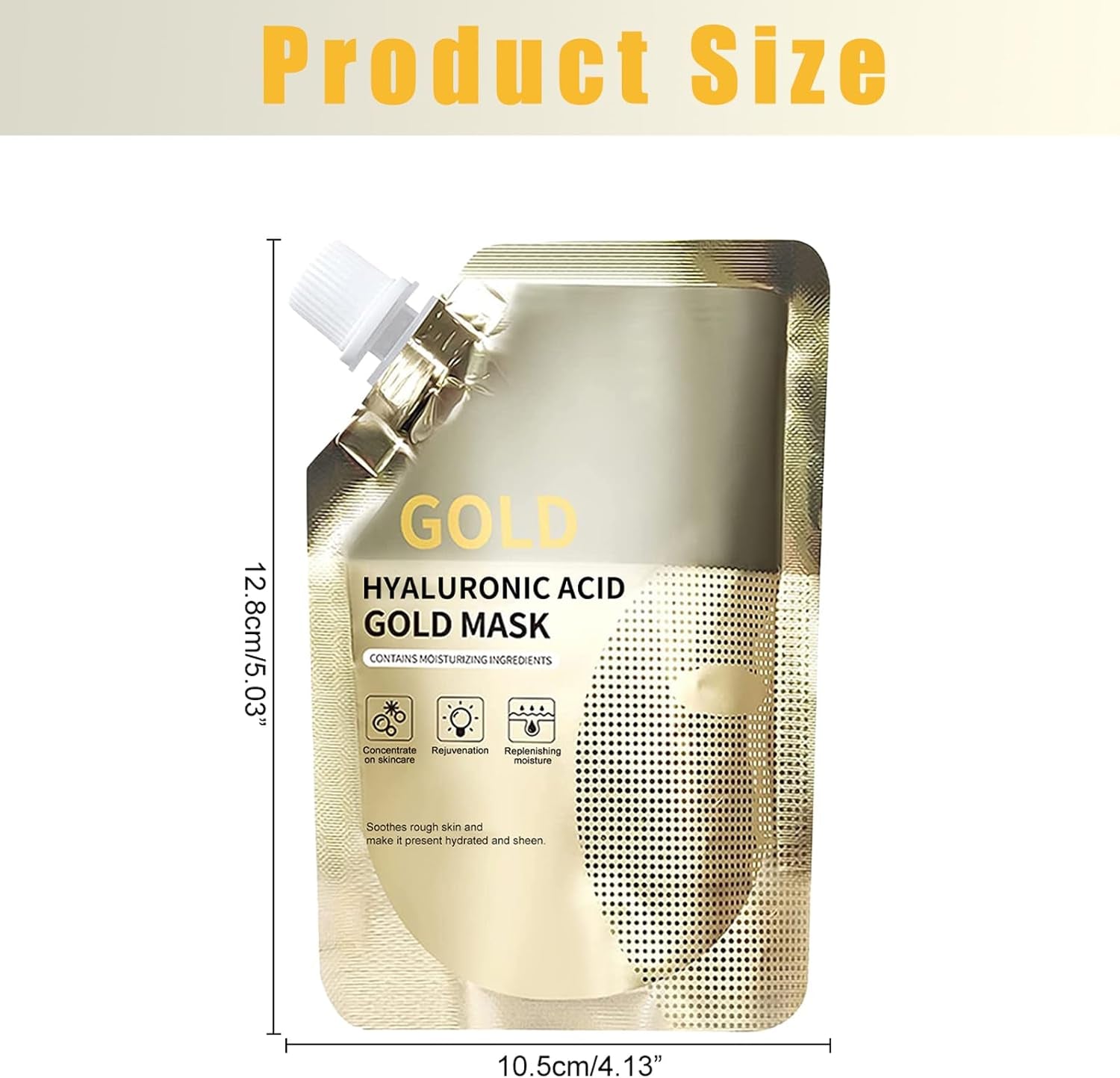 Masque D'Or Au Retinol,Rétinol Venin De Serpent Masque D'Or,Masque Facial Anti-Âge,Masque Visage D'Or,Retinol Snake Venom Gold Mask,Rejuvenating Gold Peel off Mask,Anti-Aging Gold Face Mask