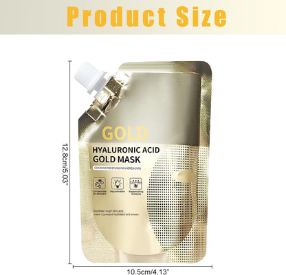 Masque D'Or Au Retinol,Rétinol Venin De Serpent Masque D'Or,Masque Facial Anti-Âge,Masque Visage D'Or,Retinol Snake Venom Gold Mask,Rejuvenating Gold Peel off Mask,Anti-Aging Gold Face Mask