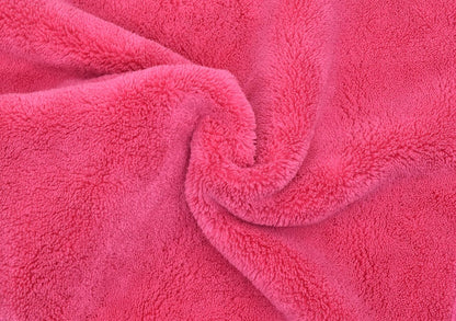 Lot De 12 Chiffons Démaquillants Réutilisables En Microfibre Douce Pour Le Visage, Les Yeux, Les Lèvres - 5 X 5Inch - Rose Foncé