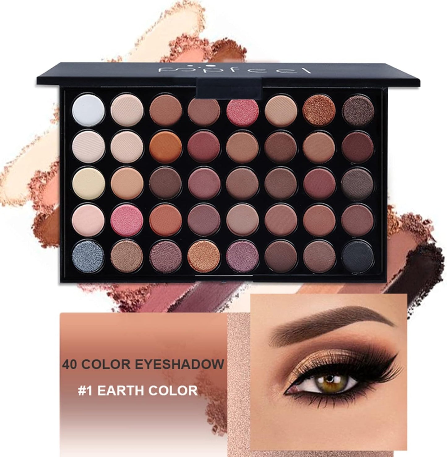 Kit De Maquillage Complet Coffret Ensemble-Cadeau De Maquillage Xmas Makeup Gift Set Avec Ombres Paupière, Rouge À Lèvre, Pinceaux, Bâton Contour, Correcteur, Mascara, Fard À Joues, Poudre