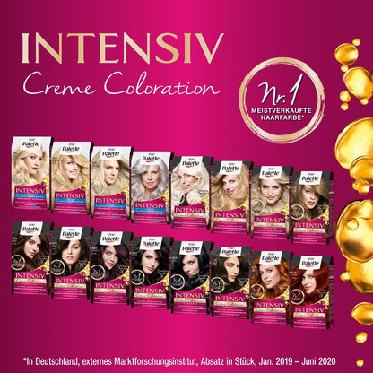 Crème Intensive Coloration 3-65/750 Châtain Chocolat Niveau 3 (3 X 115 Ml) Coloration Permanente Jusqu'À 8 Semaines De Brillance Intense Et Couverture À 100% Des Cheveux Blancs