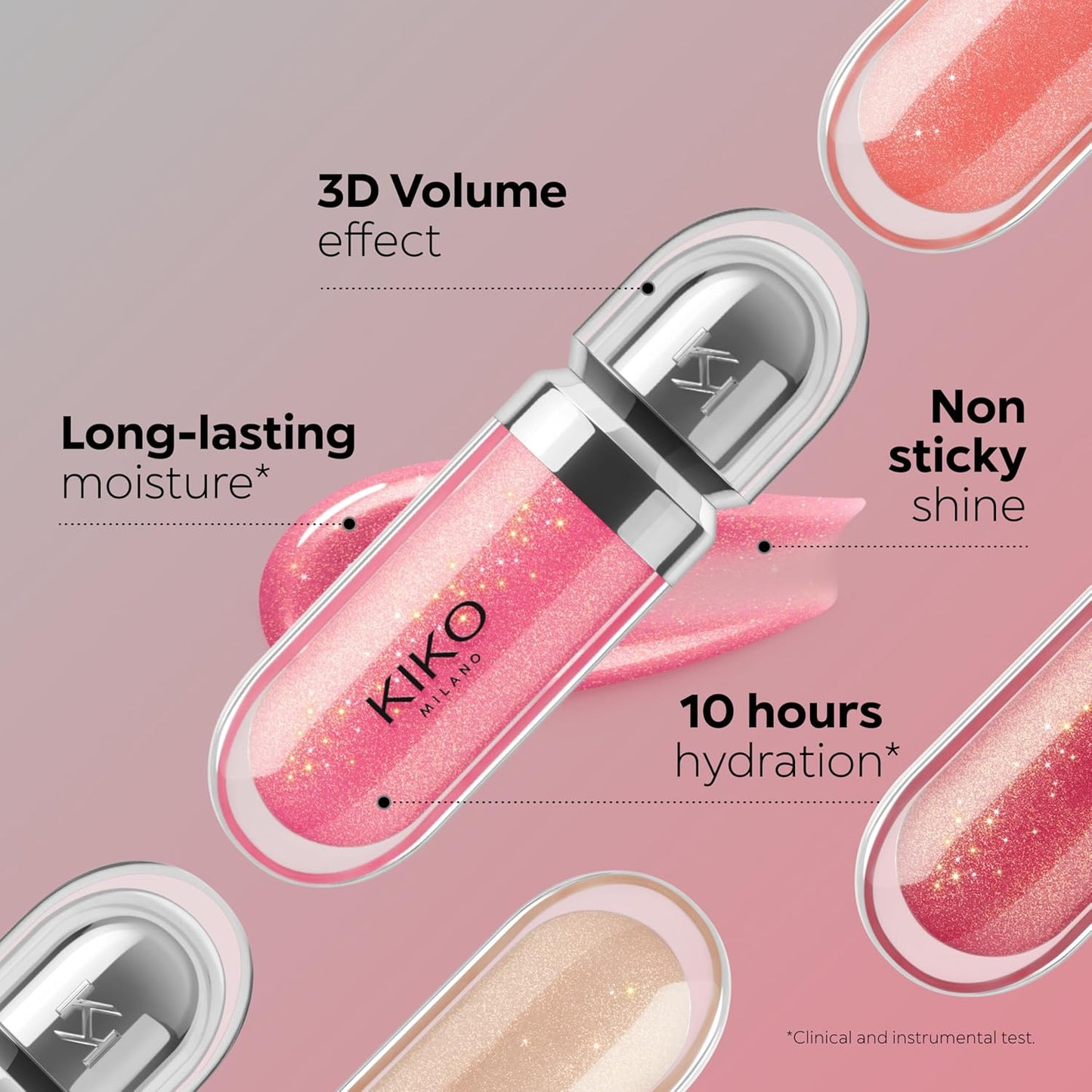 3D Hydra Lipgloss 17 - Brillant À Lèvres Hydratant Effet 3D Longue Tenue, Finition Ultra Brillante, Texture Confort Non Collante, Lip Gloss Professionnel