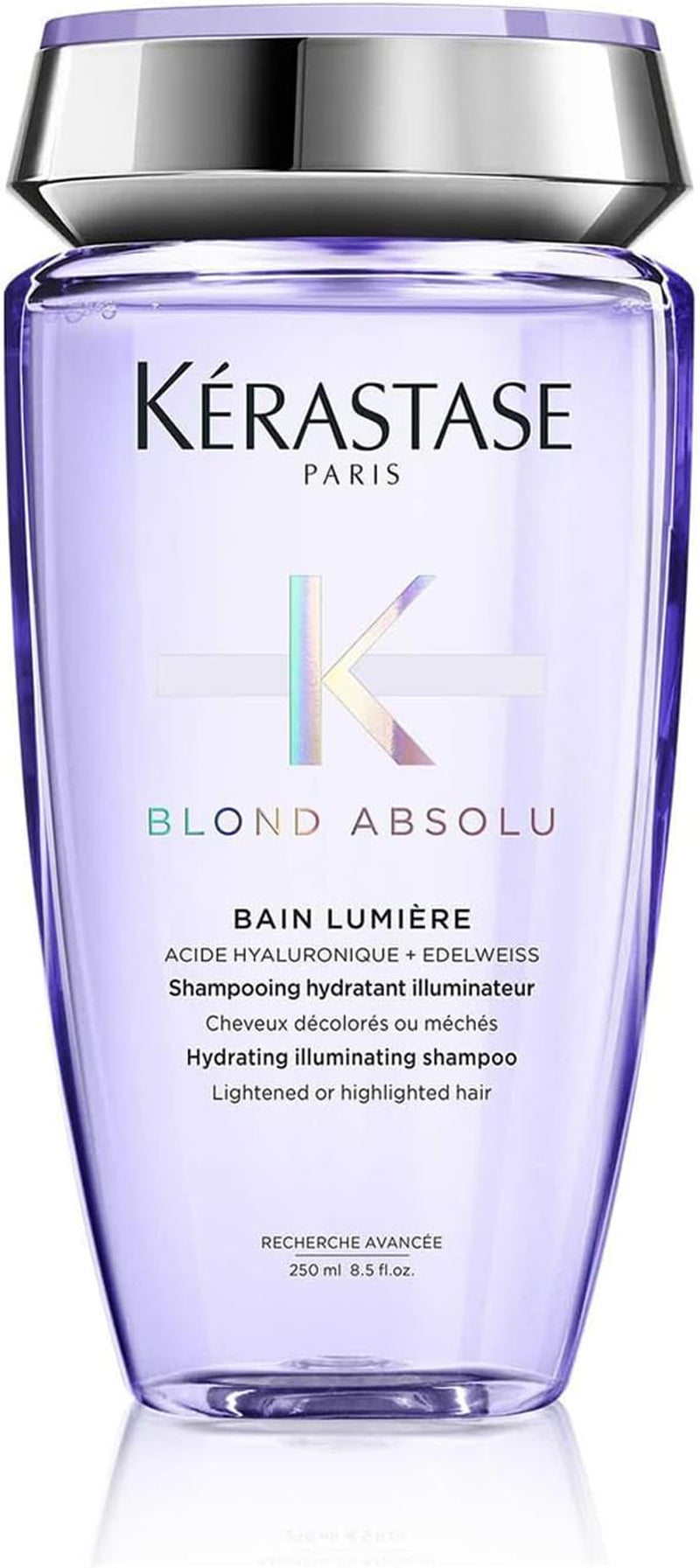 Blond Absolu - Bain Lumière - Shampoing Hydratant & Illuminateur - Cheveux 8 Fois plus Brillants & 11 Fois plus Forts - Cheveux Blonds Décolorés Ou Méchés - 250 Ml