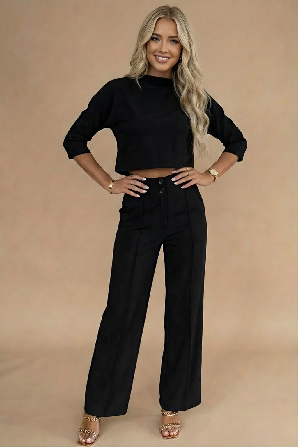 Aoife | Refined Trousers with Tailored Detail