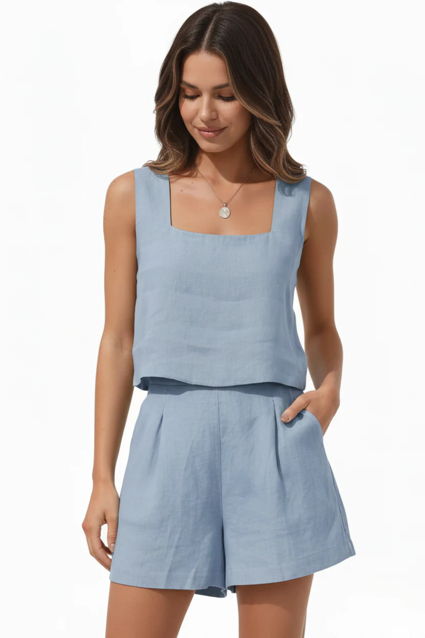 Aurora | Linen Two-Piece Set