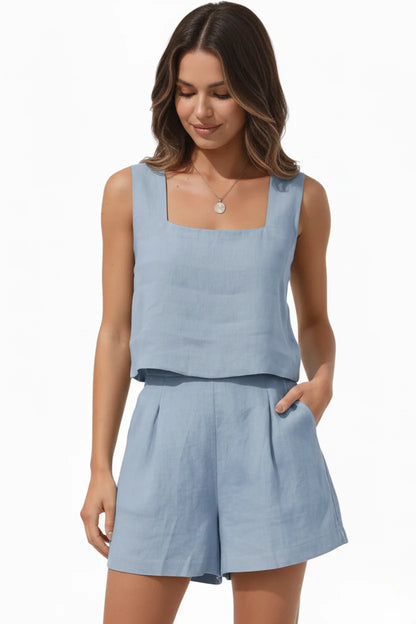 Aurora | Linen Two-Piece Set