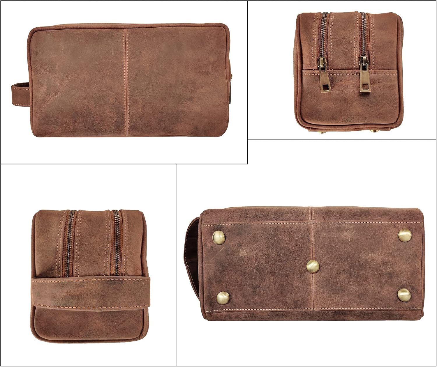 Cuir Trousse De Toilette Homme Voyage - Maquillage Trousse Toilette Femme